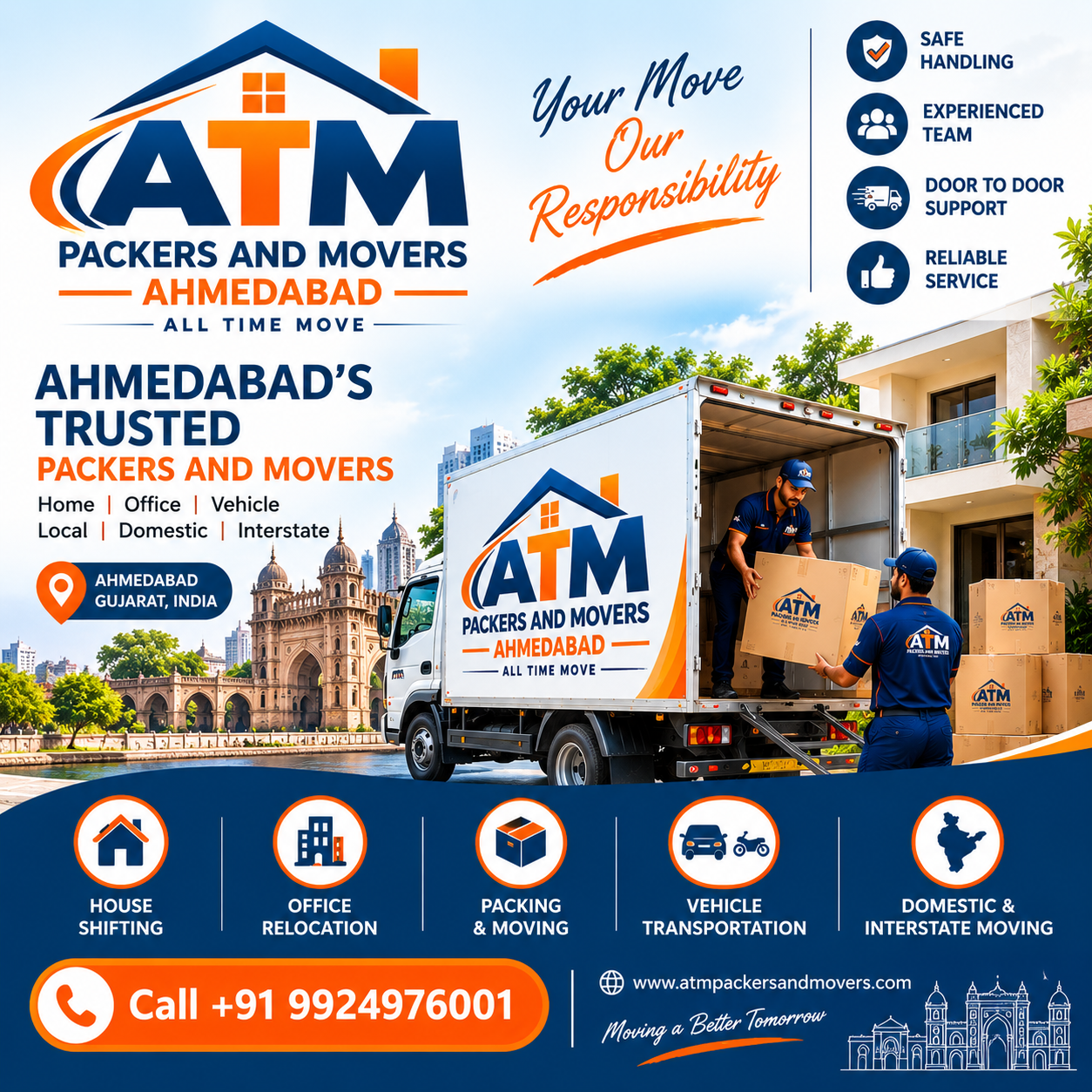 ATM Packers and Movers Ahmedabad